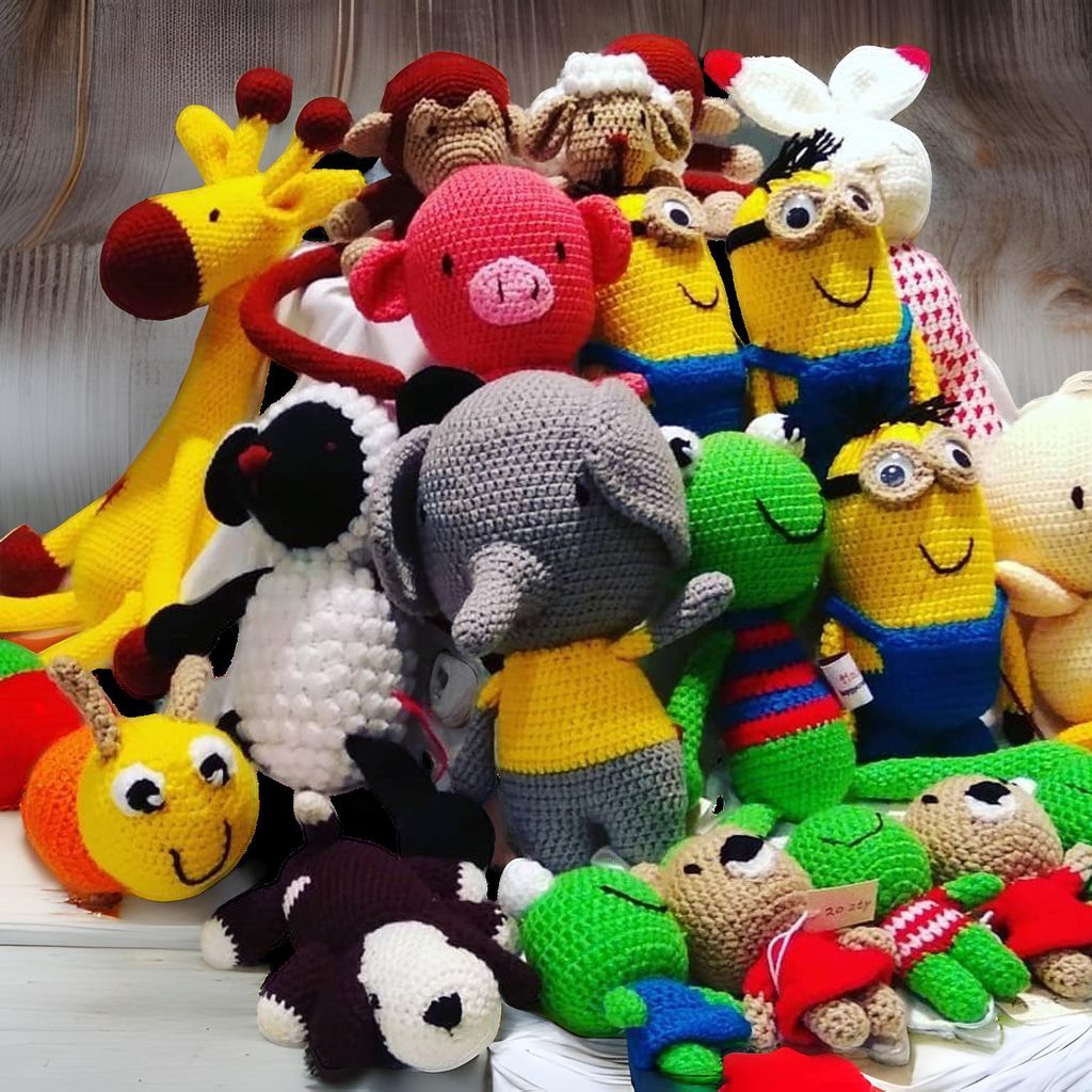 Handmade Crochet stuffed Animal Toys - Amigurumi Products