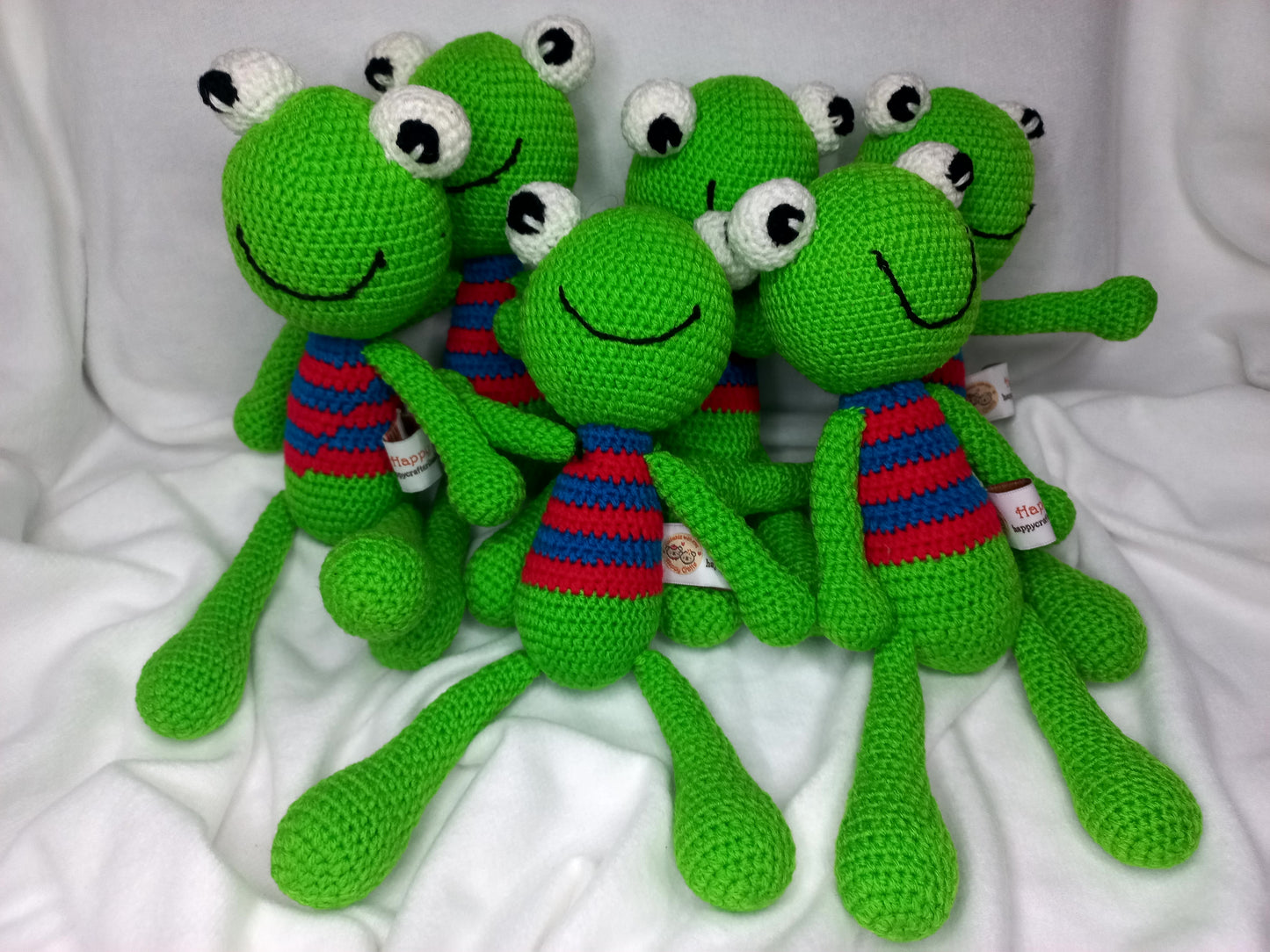 Handmade Cute crochet Frog