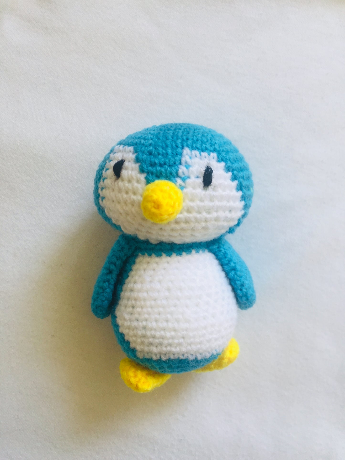 Handmade Cute crochet Penguin - Amigurumi soft animal toy