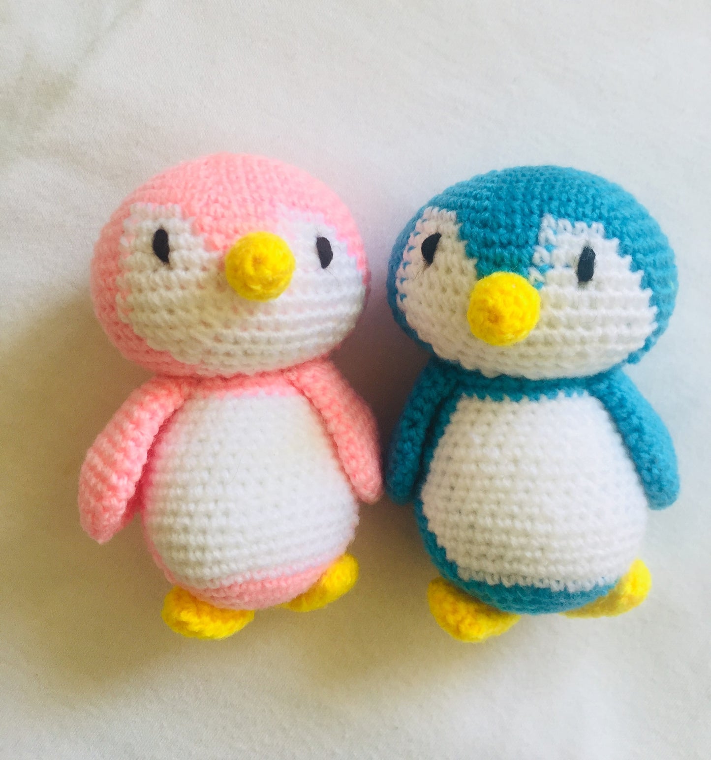 Handmade Cute crochet Penguin - Amigurumi soft animal toy