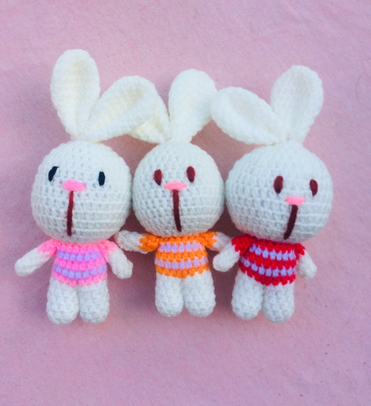 Handmade Crochet small Bunny toys