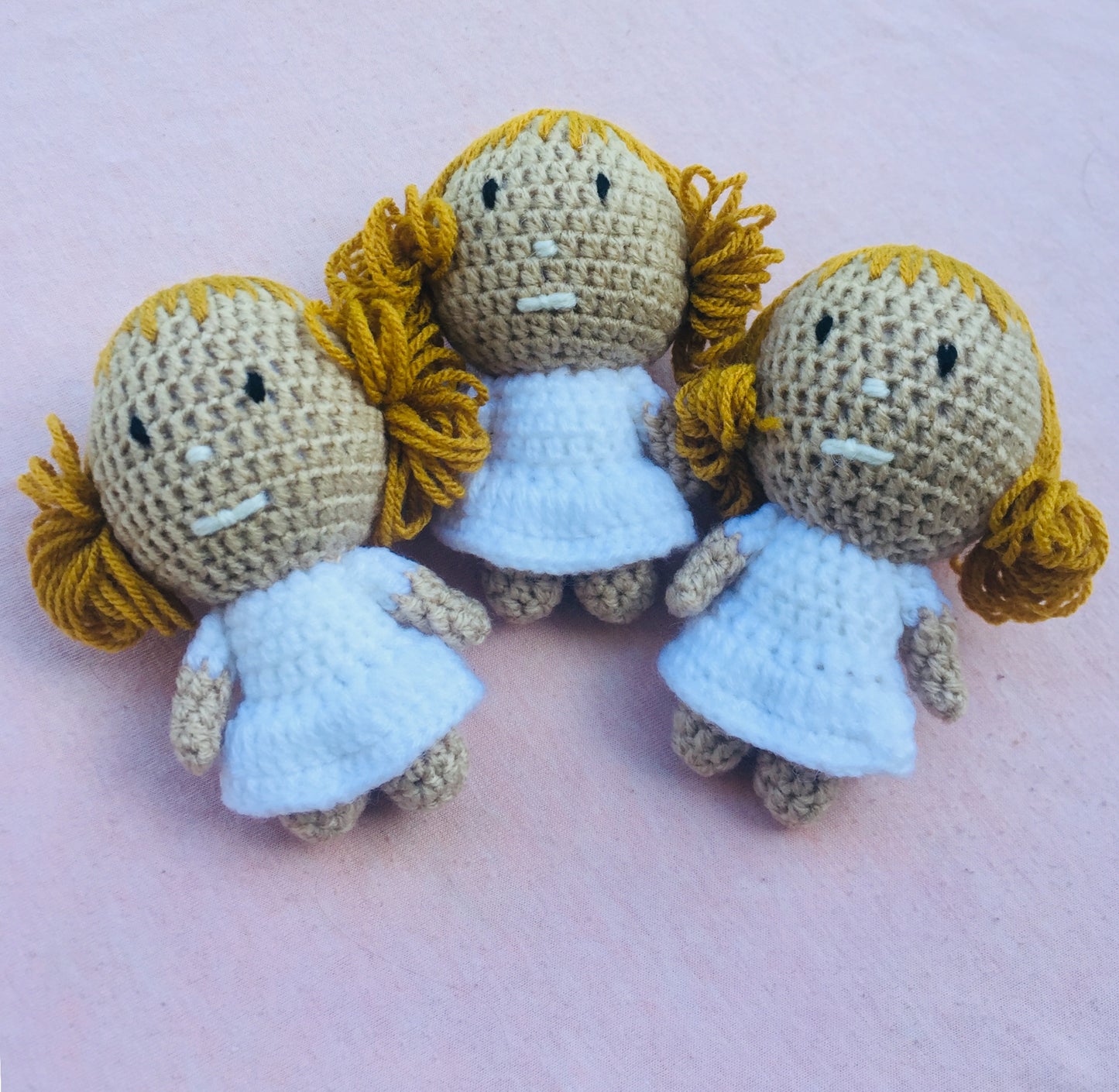 Handmade crochet small Doll toys