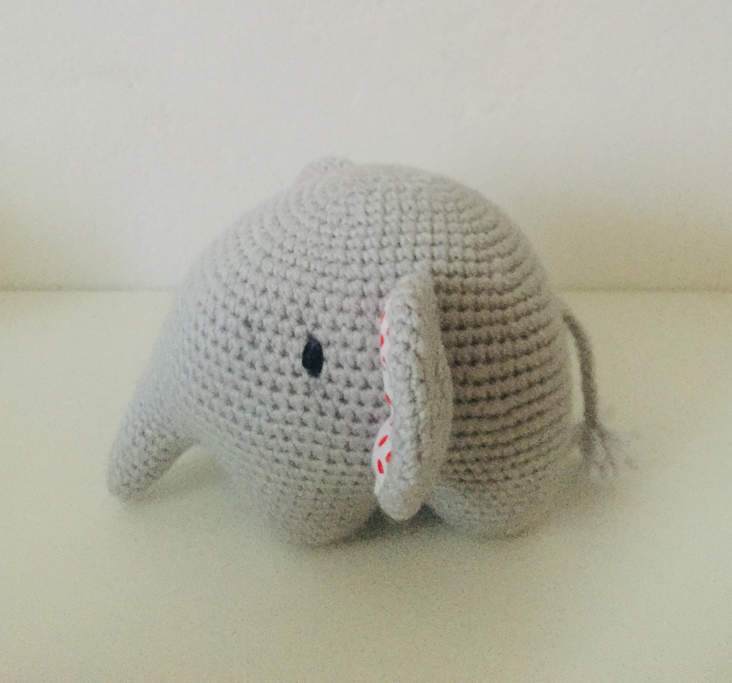 Handmade Crochet stuffed Elephant