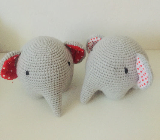 Handmade Crochet stuffed Elephant