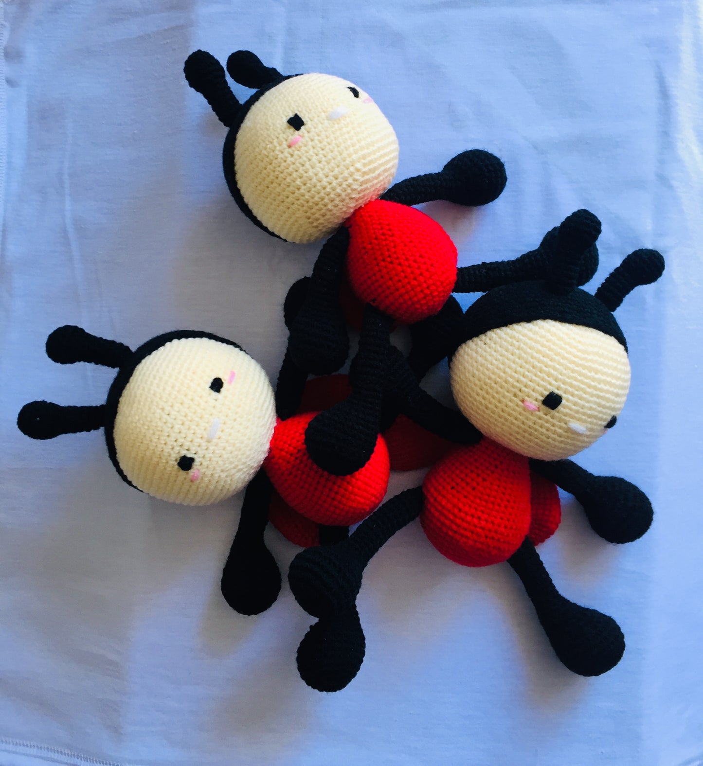 Handmade Crochet cute Ladybug Toys