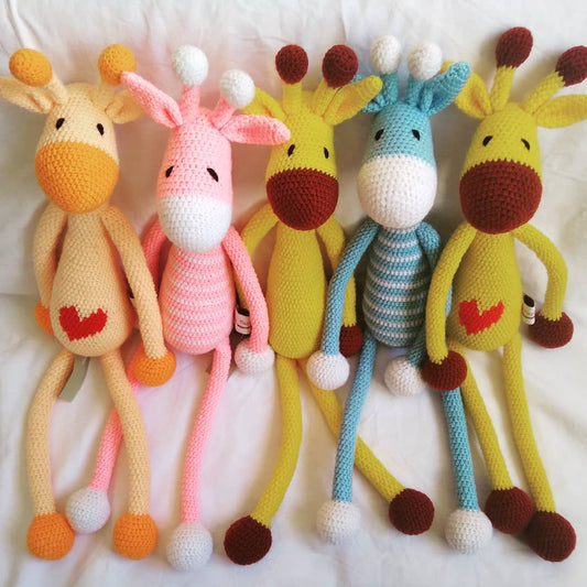 Handmade Crochet Giraffe - Stuffed soft toys